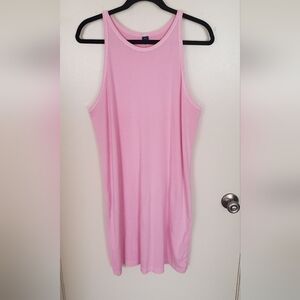 Old Navy 2X Pink Tank Bodycon Dress